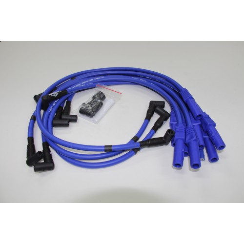Eagle Blue Plug Leads 10.5mm E1058125 Ford 302/351 Cleveland, 351 Windsor HEI