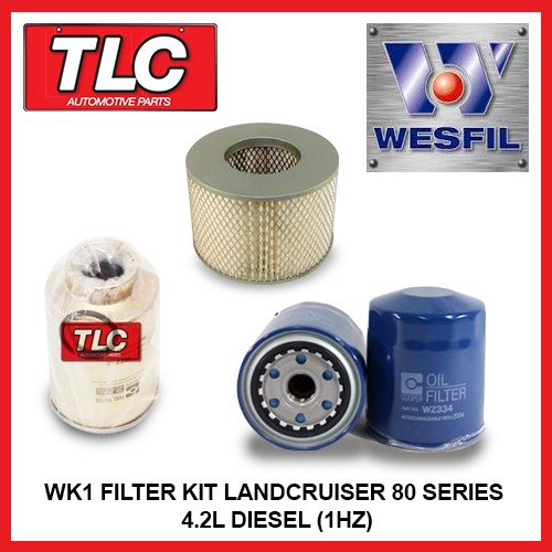 Air Oil Fuel Filter Kit Fits Landcruiser HZJ70 73 75 80 90-99 HDJ78 79 80 90-07