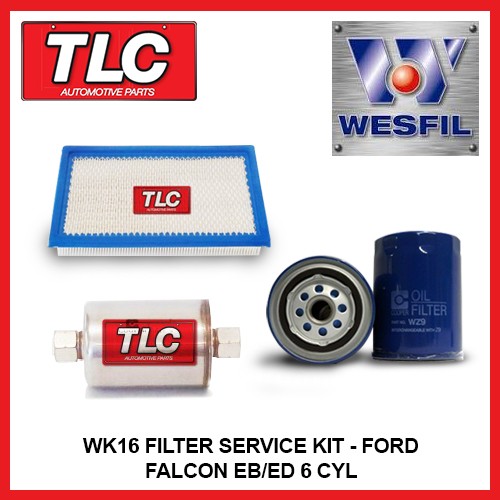 Wesfil Air Oil Fuel Filter Kit Fits Ford Falcon EB EBII ED 6 CYL 4.0L