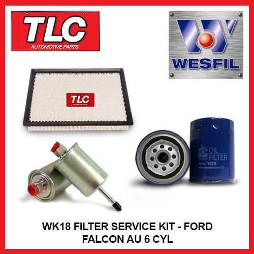 Air Oil Fuel Filter Kit Fits Ford Falcon AU AUII AUIII 6 CYL 4.0L