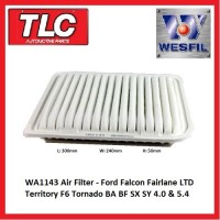 Ford Air Filter WA1143 A1575 Falcon Fairlane LTD Territory F6 4.0 & 5.4 V8