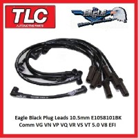 Eagle Black Plug Leads 10.5mm E1058101BK Comm VG VN VP VQ VR VS VT  5.0 V8 EFI