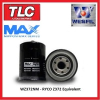 Oil Filter WZ372NM Z372 Ryco Equiv. Mitsubishi with Drain Bolt/Plug