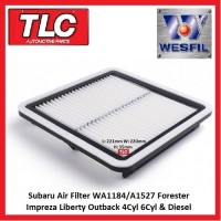 Wesfil Air Filter WA1184 A1527 Forester Impreza Liberty Outback 2.5 3.0 & Diesel