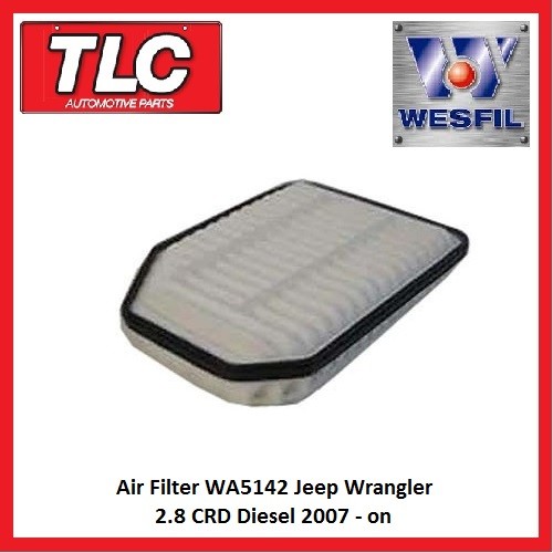 Air Filter WA5142 Jeep Wrangler JK 2.8 CRD Diesel 2007 on