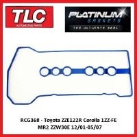 Rocker Tappet Valve Cover Gasket fit ZZE122 R Corolla ZZW30 E MR2 1ZZ-FE RCG368