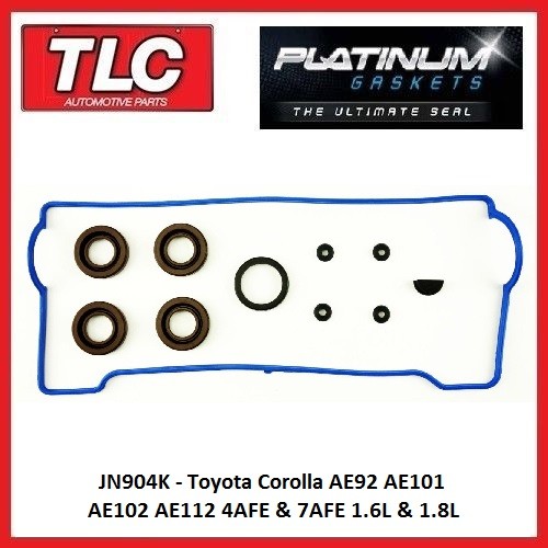 Rocker Tappet Valve Cover Gasket Kit Corolla AE92 AE101 AE102 AE112 7AFE 4AFE
