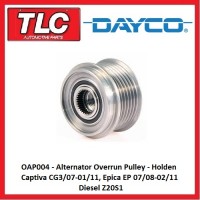 OAP004 Alternator Overrun Pulley Holden CG Captiva & EP Epica Z20S1 Diesel