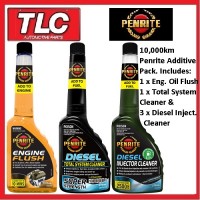 Penrite 10000km Service Pack Engine Flush Total System Clean & 3 Injector Clean