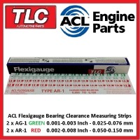 Flexigauge Plastigauge AR-1 RED x 2 & AG-1 GREEN x 2 Bearing Clearance Strips