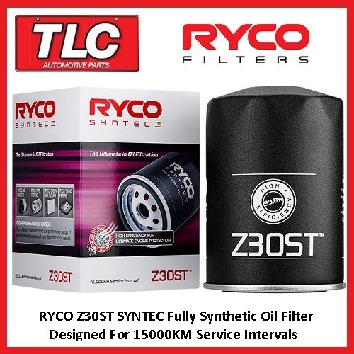 Ryco Syntec Z30ST Oil Filter Heavy Duty Pro Offroad High Perfomance