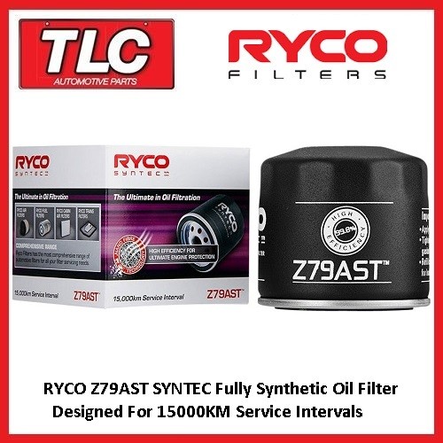 Ryco Syntec Z79AST Oil Filter Heavy Duty Pro Offroad High Perfomance