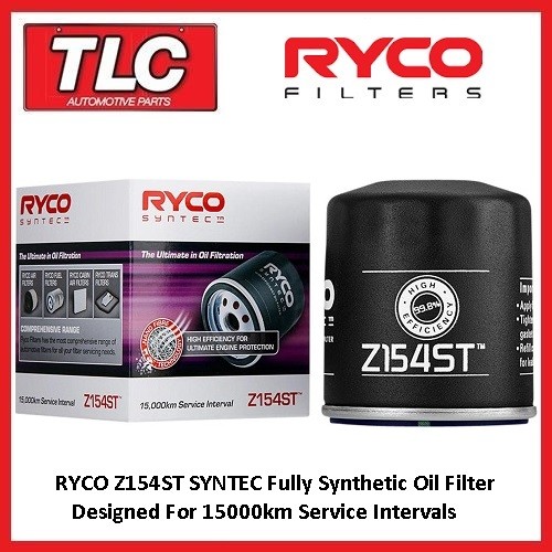 Ryco Syntec Z154ST Oil Filter Heavy Duty Pro Offroad High Perfomance