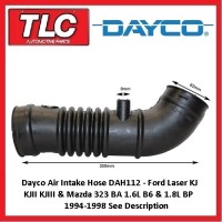 Dayco Air Intake Hose Ford Laser KJ KJII KJIII 10/94-3/99 Mazda 323 BA 7/94-9/98