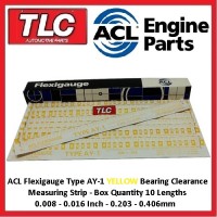 Flexigauge Plastigauge AY-1 YELLOW Bearing Clearance Check Strips .008