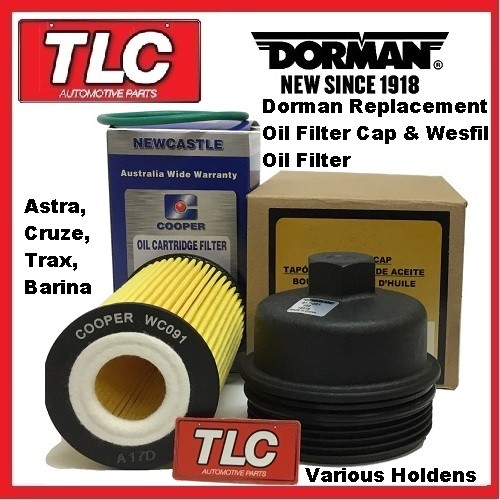 Oil Filter Cap Replacement 55593189 Astra Cruze Barina Trax & Wesfil Oil Filter