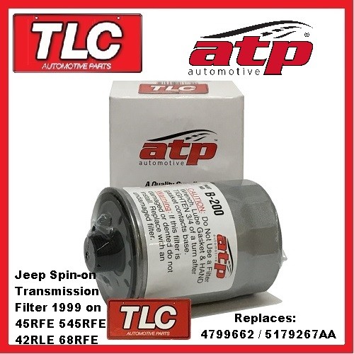 Auto Transmission Spin On Filter Jeep 45RFE 545RFE 42RLS 68RFE 1999 - on 