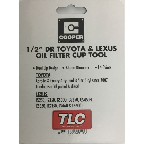 Wesfil WCTF18 Oil Filter Removal Tool Landcruiser 1VDFTE 4.5L VDJ76 78