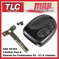 MAP KEY KF204 Holden 3 Button Key & Remote Replacement Commodore VS - VZ
